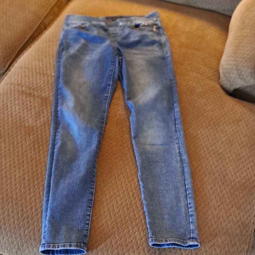 Tommy Hilfiger Gramercy Pull On Straightleg Denim Jeans Size: 6
